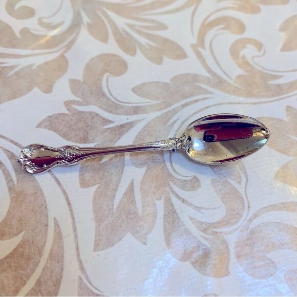 Mini Silver Spoon Brooch Pin 2.75” has Patent 2066969 on the back Gorgeous - Picture 1 of 8